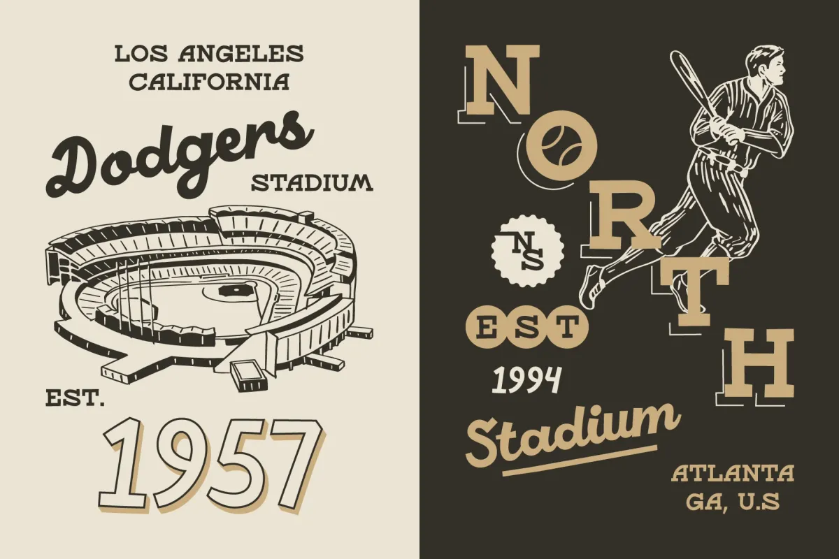 SFC Gazie - Retro Sports Font Duo