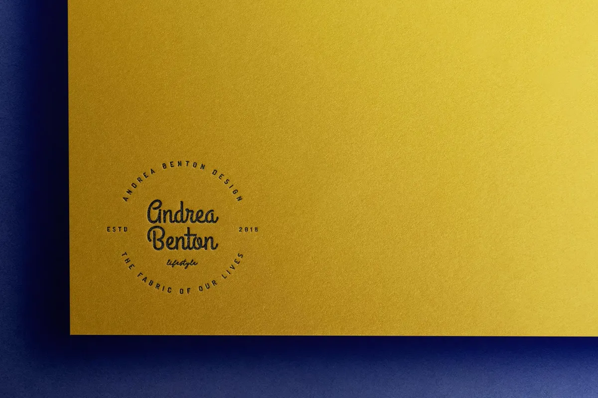 Elegant Foil Card Mockup