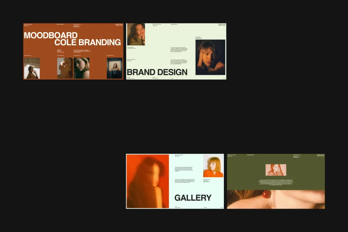 Cole - Brand Portfolio Google Slides Template