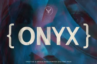 ONIX Hand-Painted SVG Font