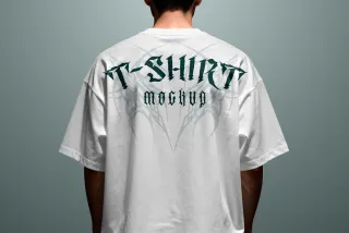 T-Shirt Mockup Back View