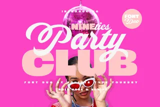 Nineties Party Club - Retro Bold Sans & Script Font Duo