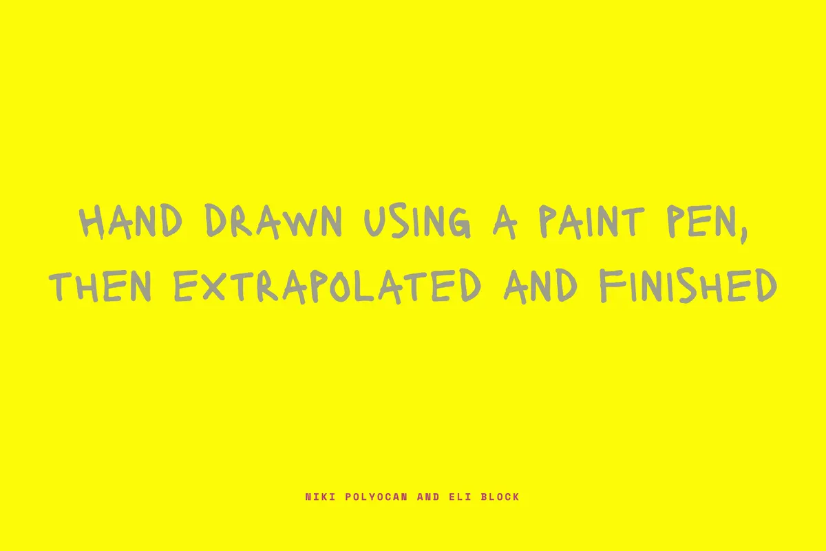 Lacquer - Free Dripping Marker Font