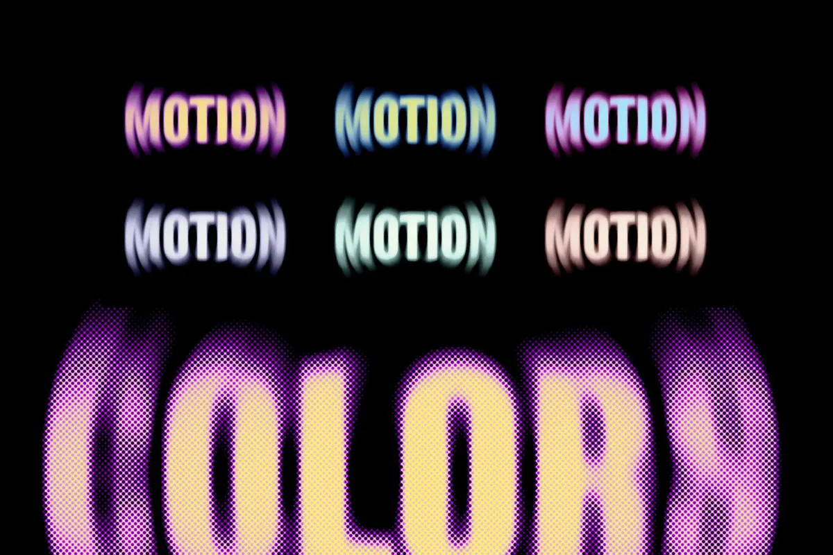 Radial Halftone Blur Effect
