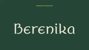Berenika - Celtic Font Family