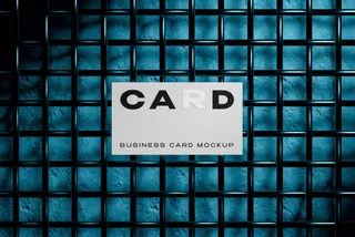 Industrial Business Card Mockup