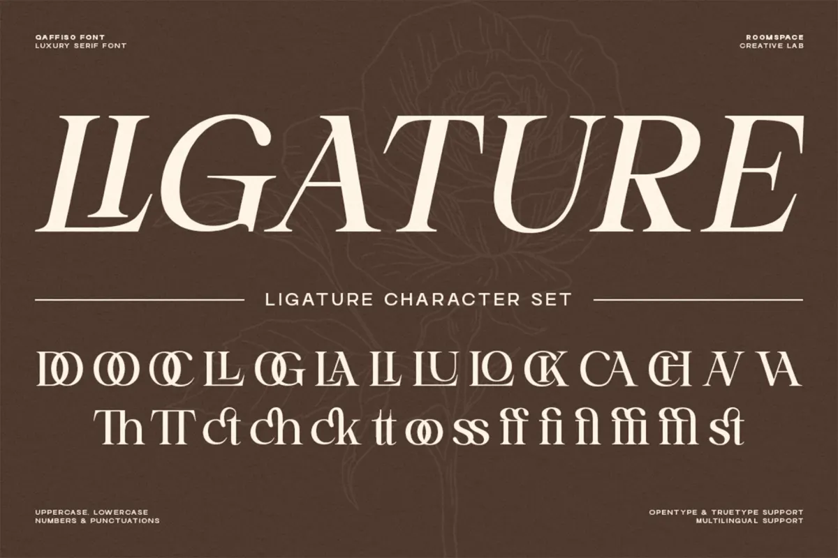 Qaffiso — Luxury Modern Serif Font