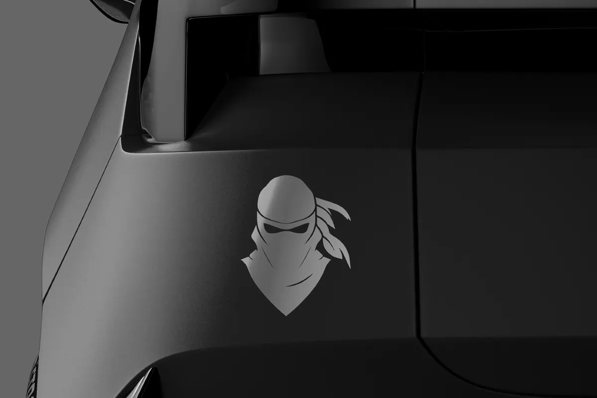 Car Sticker Mockup