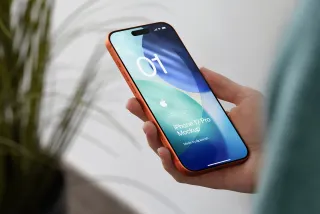 Handheld iPhone 17 Pro Mockup