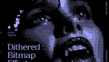 Dithered Bitmap Photo Effect