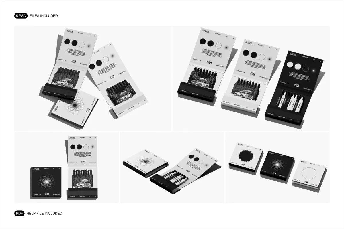 Matchbox Mockup Set