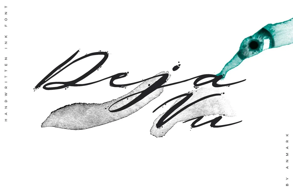 Deja-Vu — Handwritten Ink Font