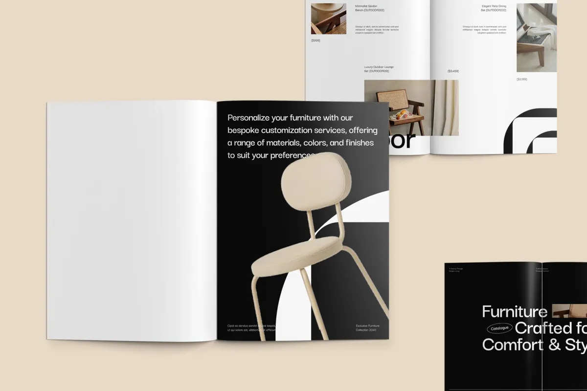 FURR - Furniture Product Catalog Canva Template