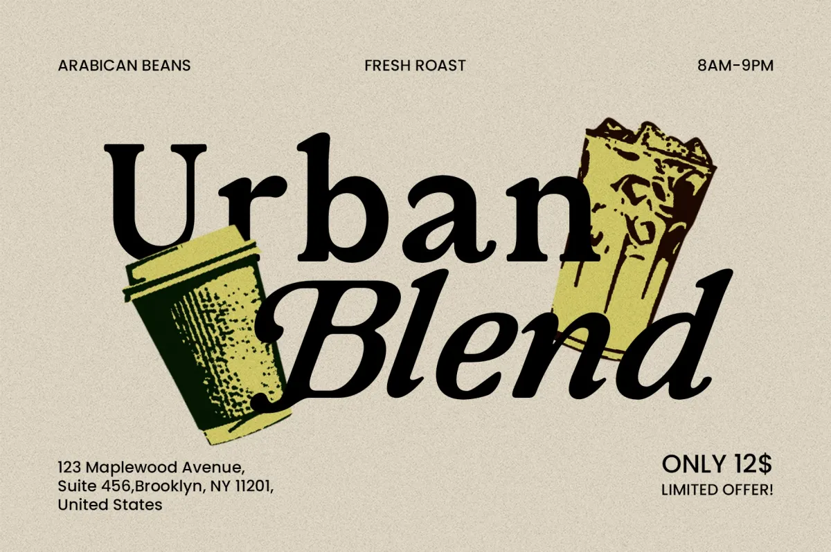 Nova Agency - Bold Retro Serif Font