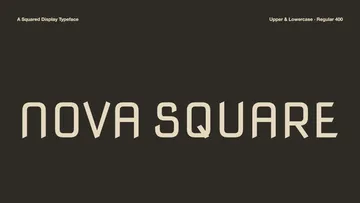 Nova Square - Free Geometric Display