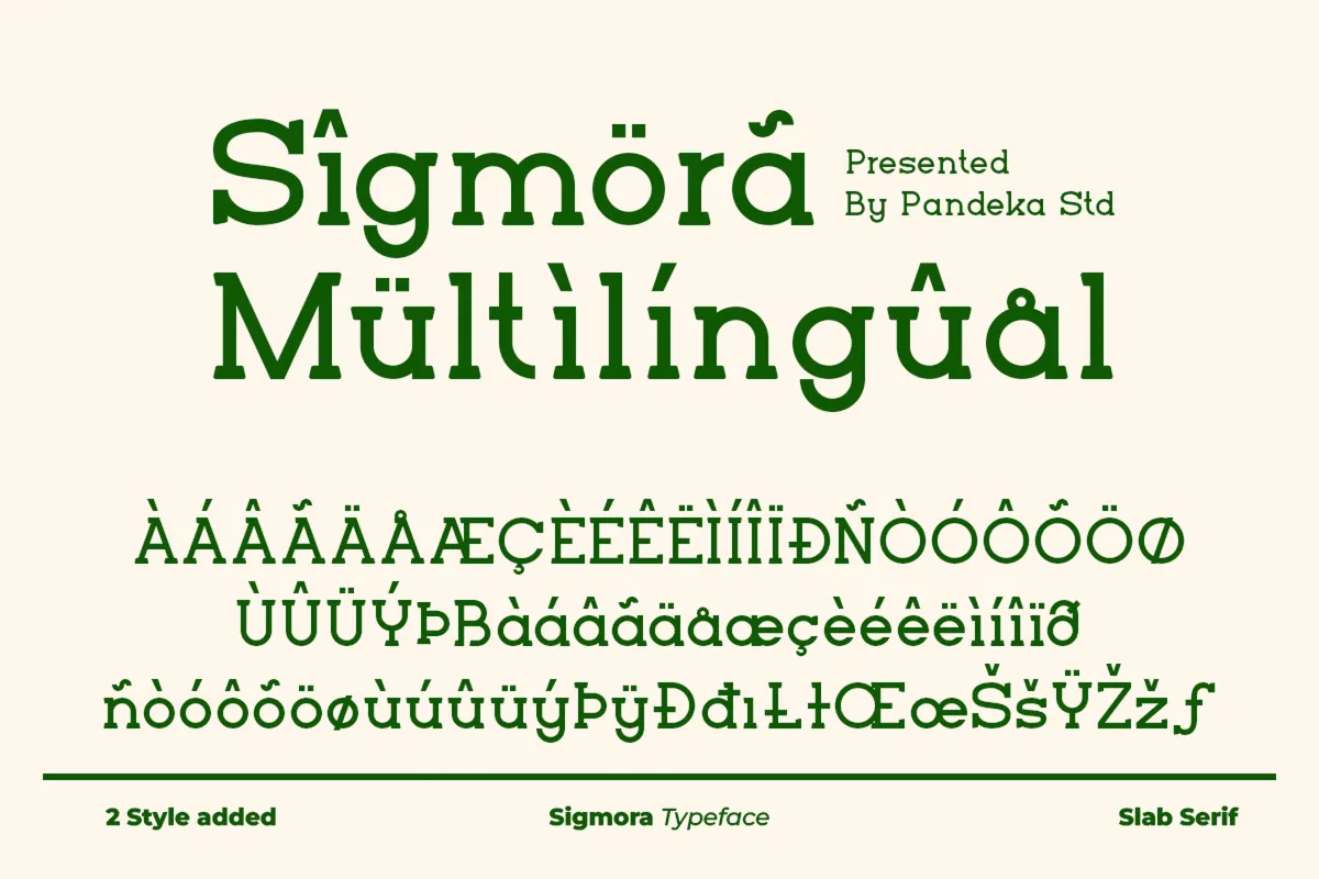 Sigmora - Typewriter Slab Serif Font