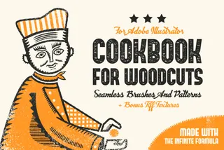 Woodcuts Illustrator Brushes Set