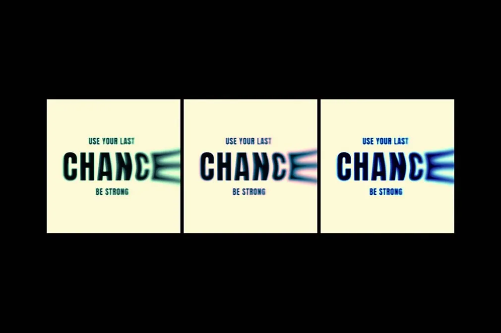 Leaking Text Effect