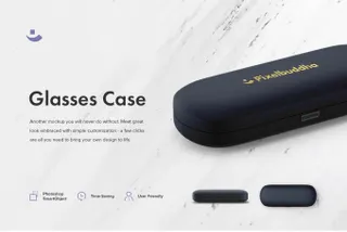 Glasses Case Mockup Set
