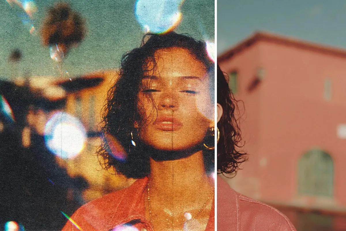 Vintage Bokeh Leak Photo Effect