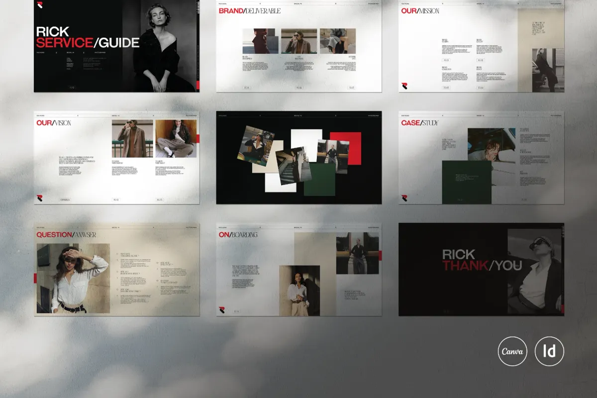 RICK | Service & Pricing Guide Template