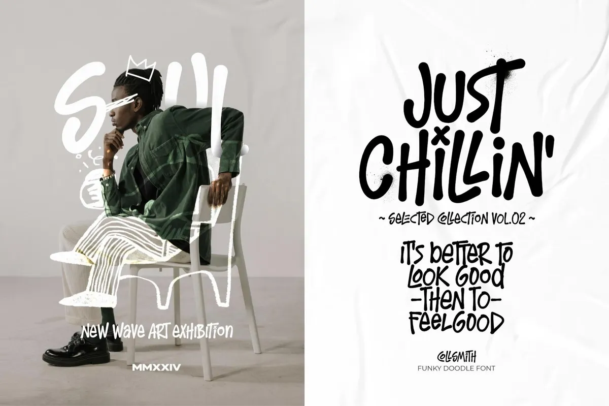 Collsmith — Funky Doodle Font