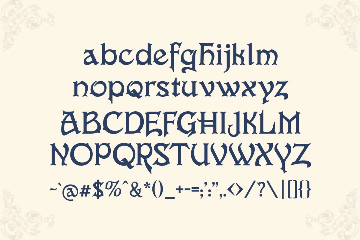 Evarose - Luxury Victorian Era Typeface