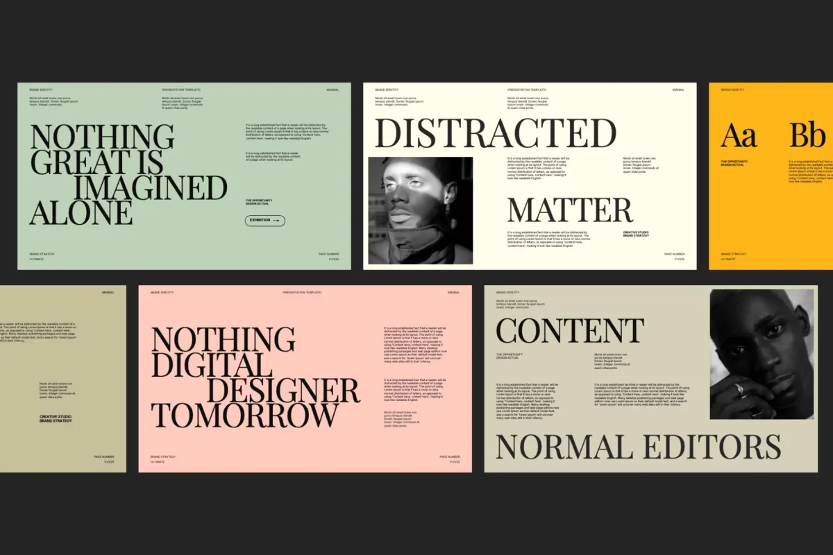 Modern Brand Strategy PowerPoint Template
