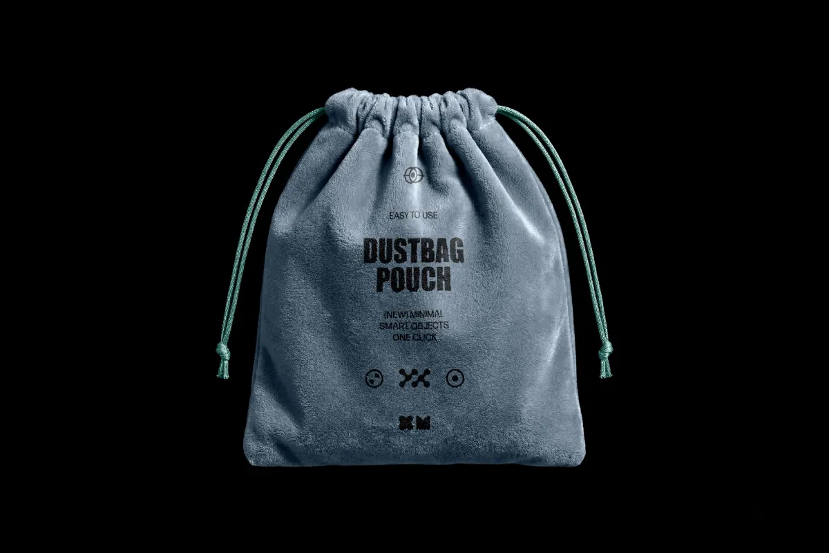 Plush Dust Bag Mockup