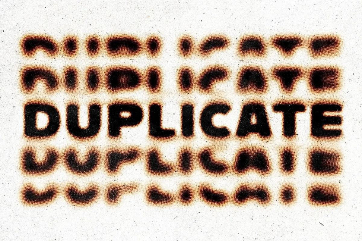 Clonning Duplicate Text Effect