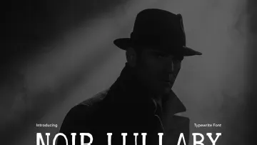 Noir Lullaby | Typewriter Font