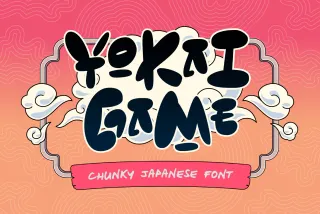 Yokai Game - Japanese Anime Font