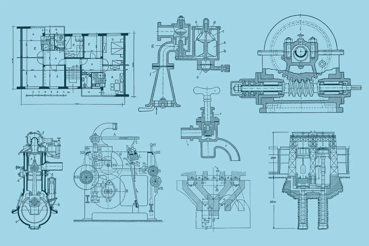 Vintage Blueprints Collection