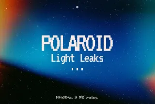 Polaroid Light Leaks Overlays
