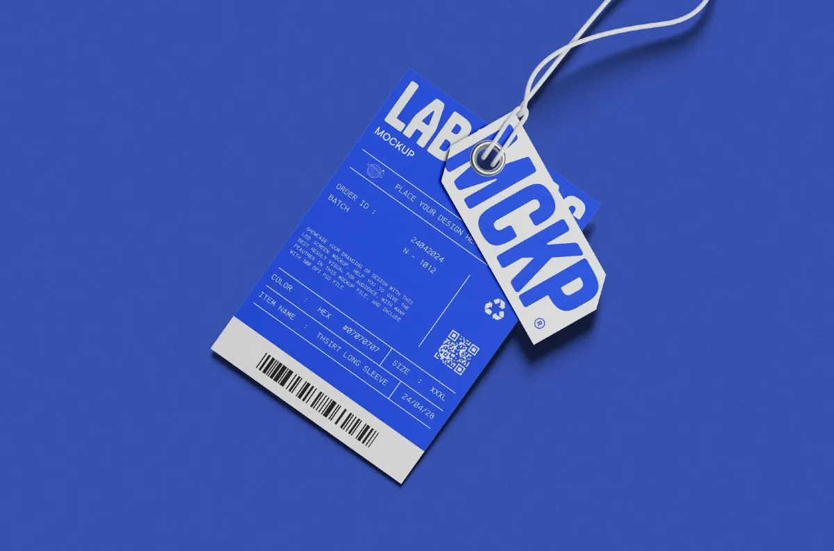 Clothing Tag Mockup