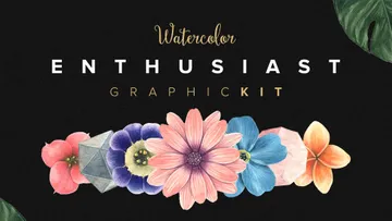 Watercolor Flowers Collection