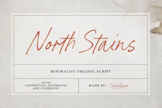 North Stains - Minimalist Script