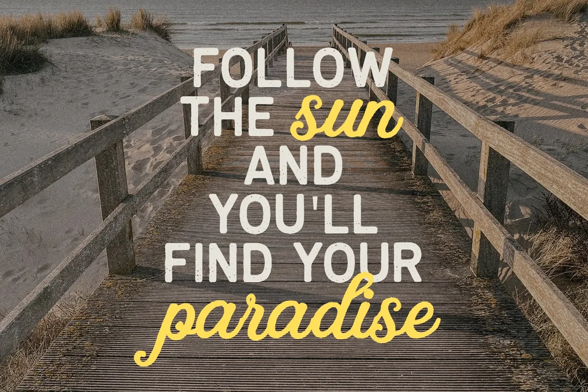 Palm Bay – Vintage Summer Font Duo