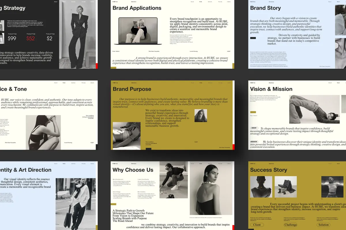 RUBE - Pitch Deck Presentation