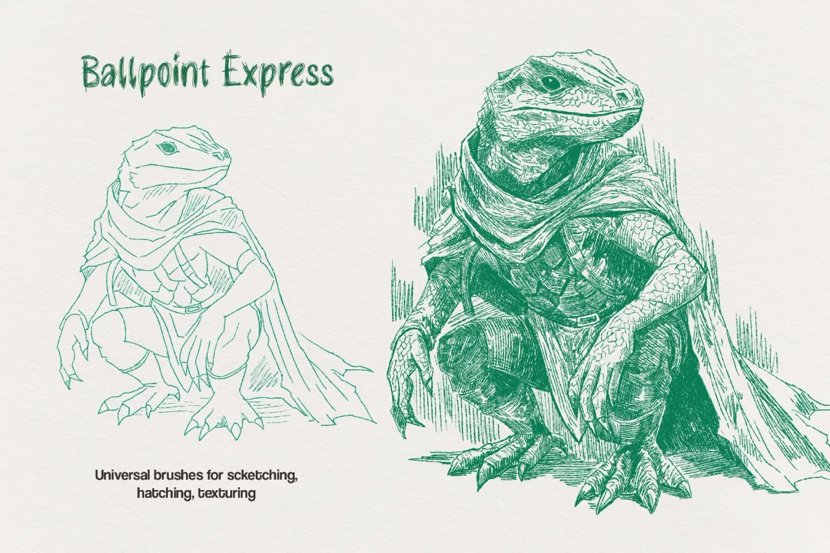 Ballpoint Pen Clip Studio Brushes
