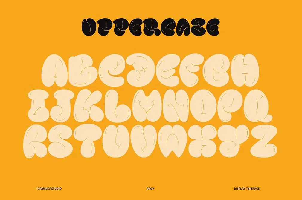Ragy Bubble Font
