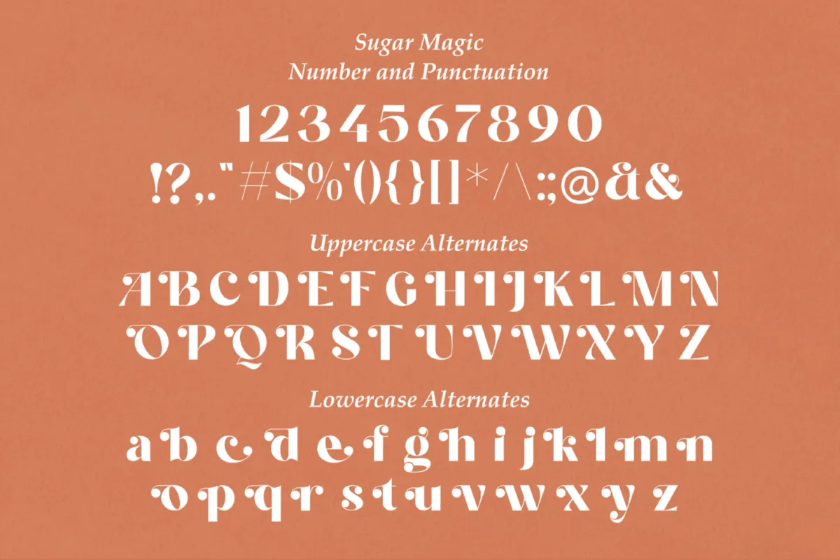 Sugar Magic - Fashion Editorial Font