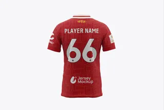 Back View Jersey Mockup