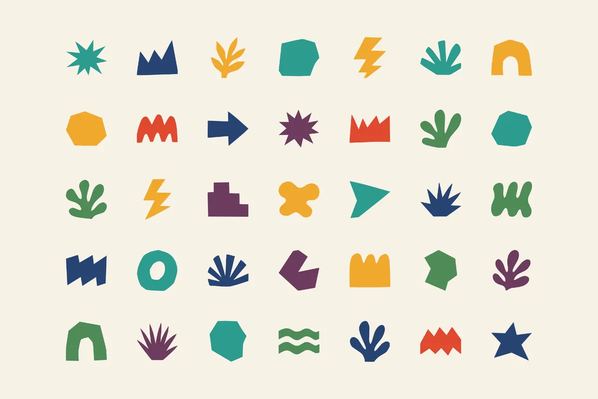 Wildform - Hand-Cut Abstract Shapes