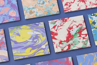 Ink Marble Paper Textures