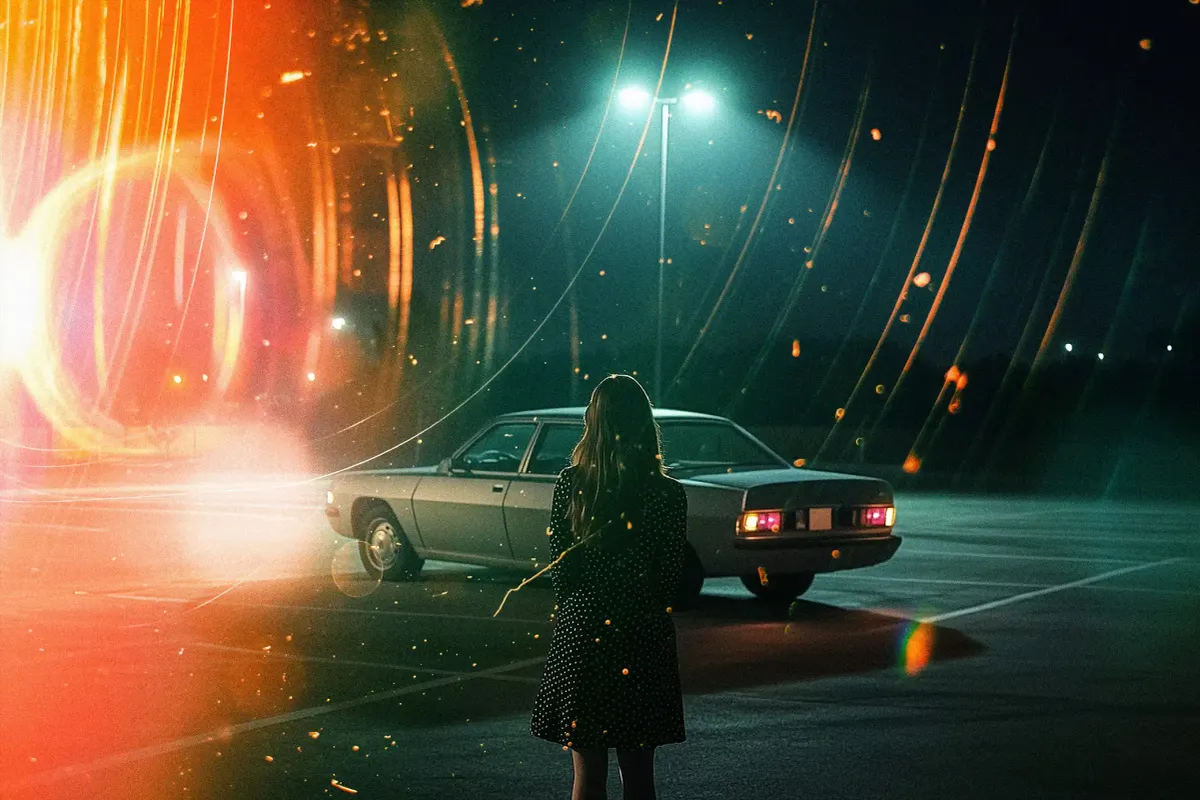 Vintage Light Leak Overlay Textures