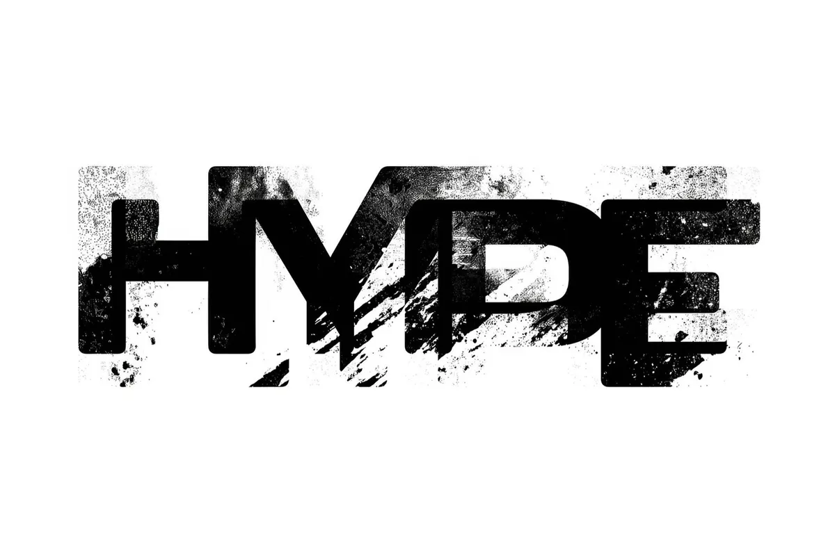 Hyped Gritty Distortion Text Effect