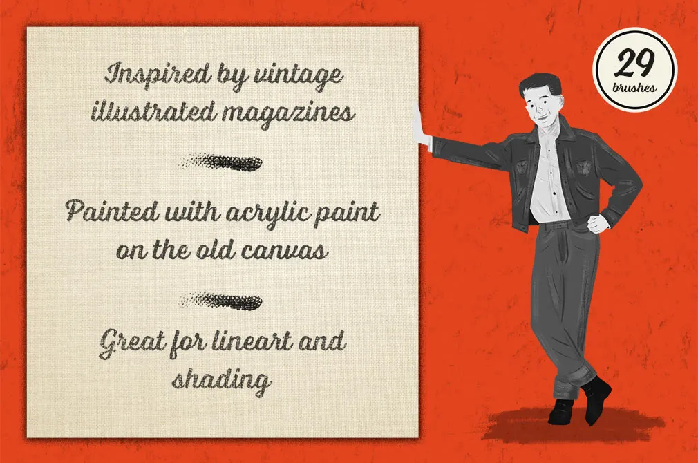 Preppy Art Illustrator Brushes