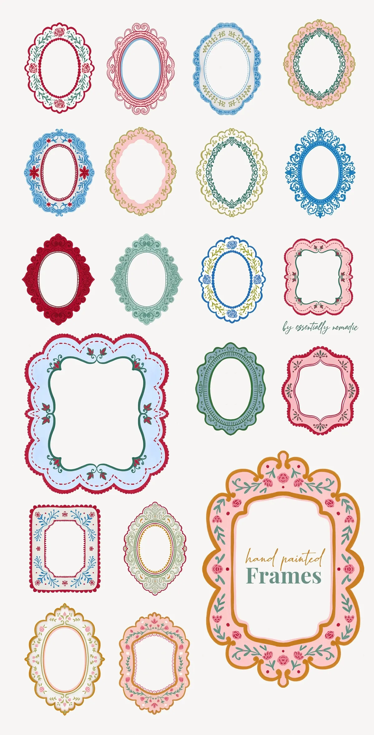 Cottagecore Decorative Frame Clipart