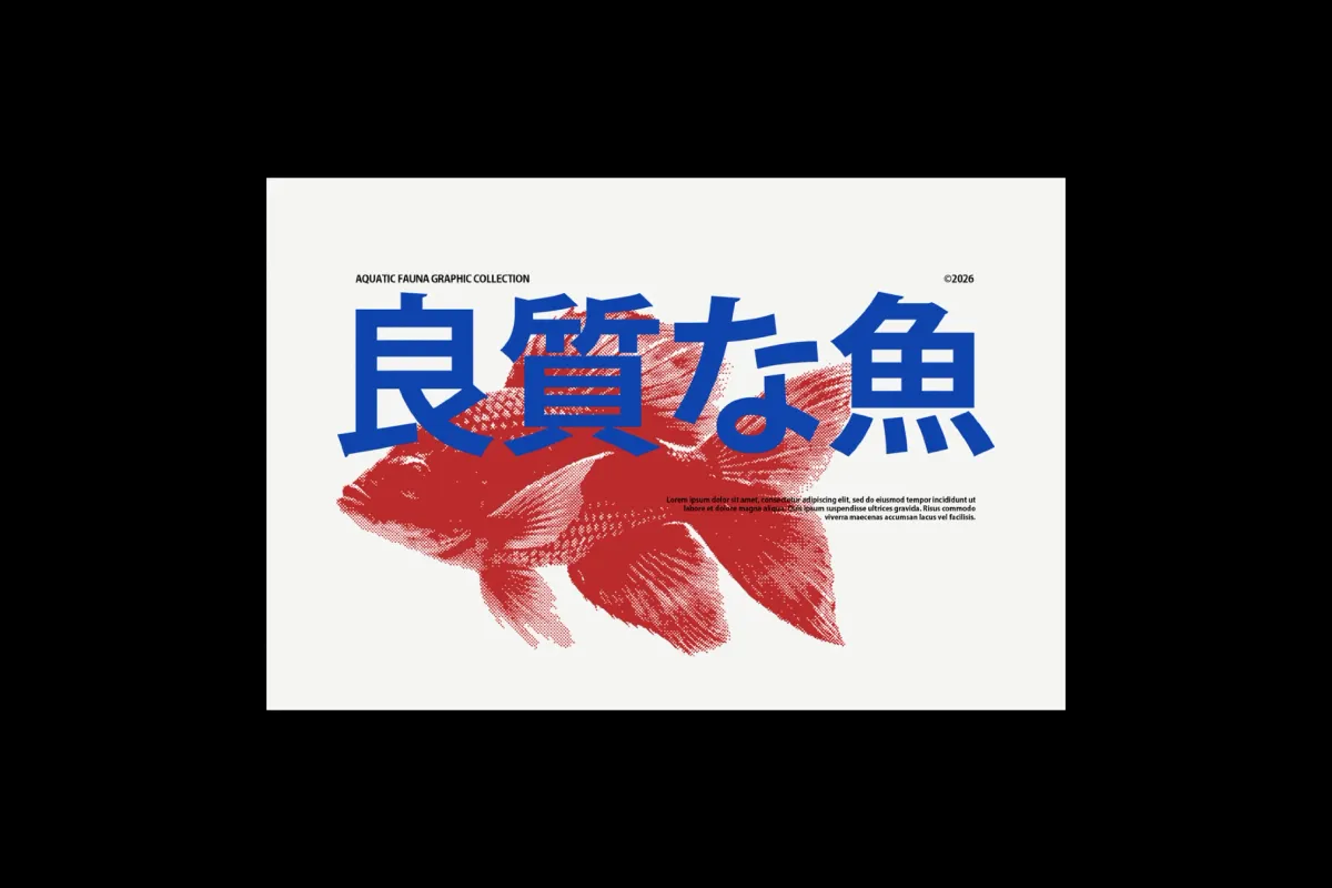 Aquatic Fauna Graphic Collection